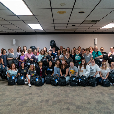 Ellis County childcare providers receive crisis bags from grant funds