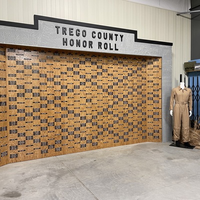 Our military collection featuring the Trego County Honor Roll.