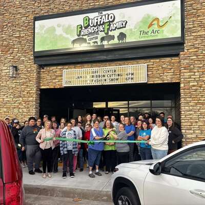 Celebrating the grand opening of the new Buffalo Adventures Activity Center